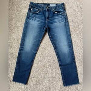 AG The Ex-Boyfriend Slouchy Slim Raw Hem Jean Sz. 27